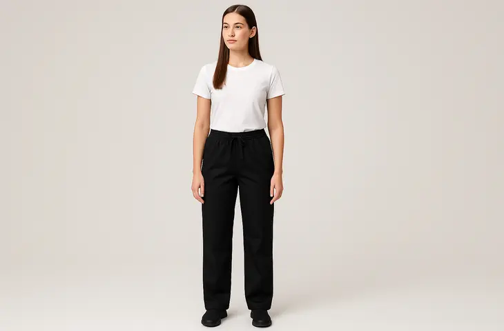Sort unisex benklæder