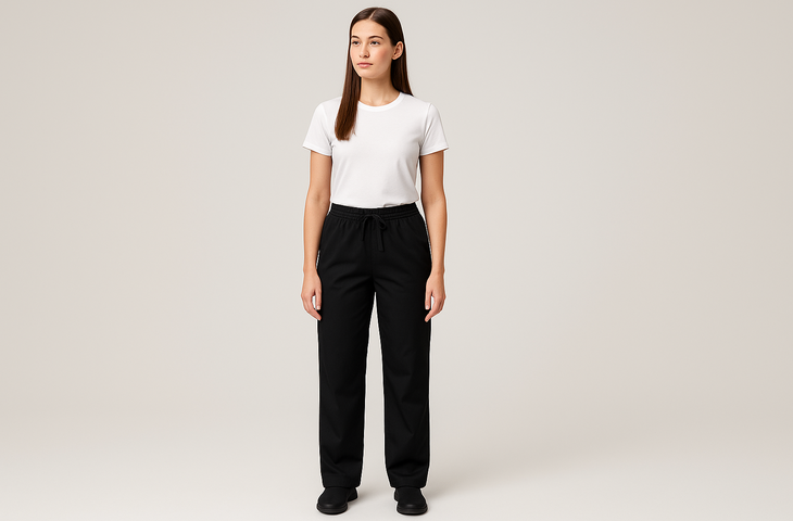 Sort unisex benklæder
