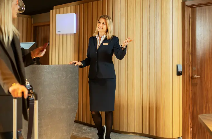 DuoCatch insektfanger fra Elis installeret i reception