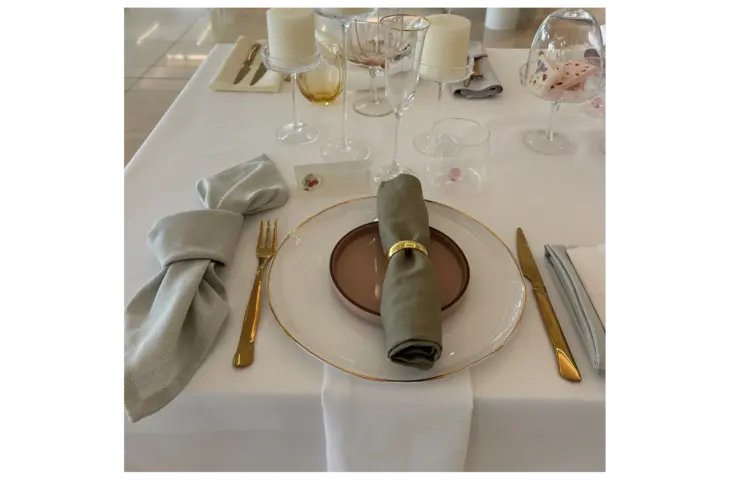 Hamp serviet på bord1